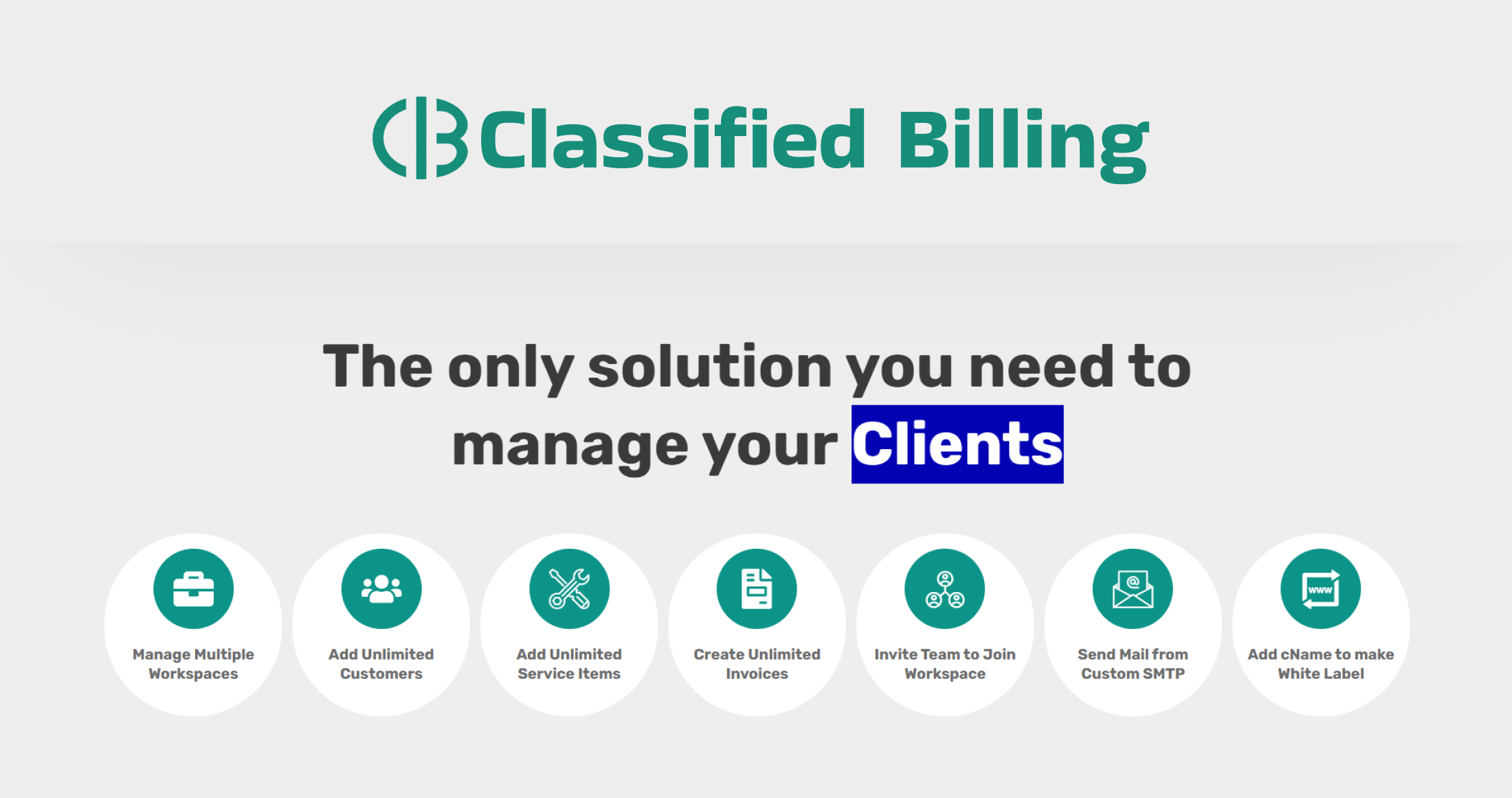 Classified Billing