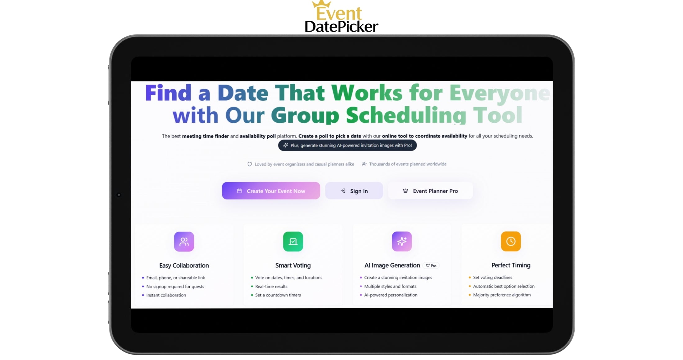 EventDatePicker