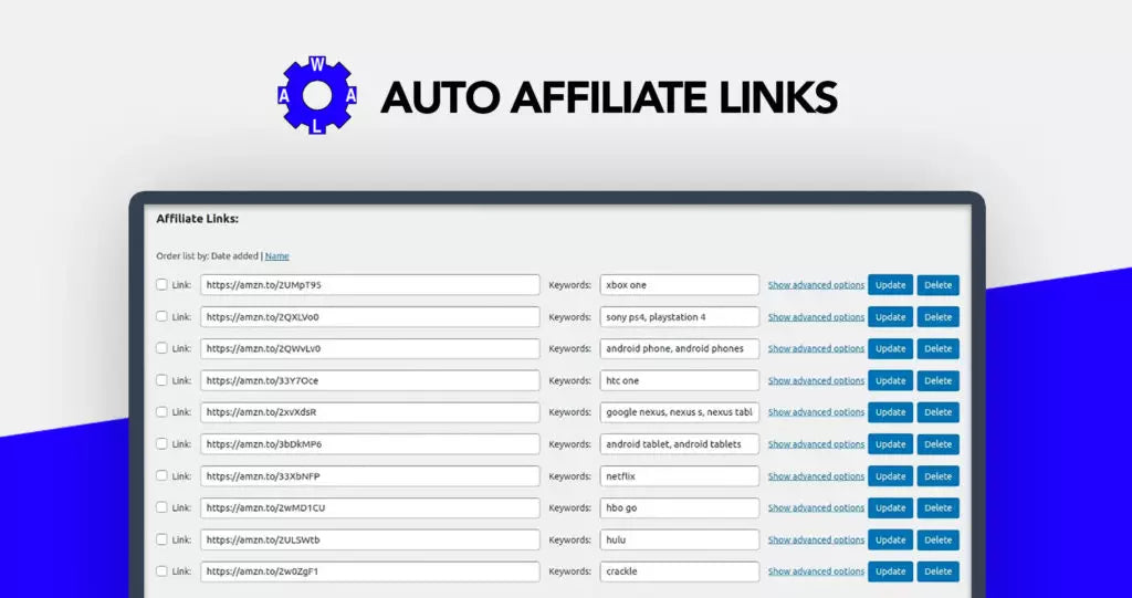 Auto Affiliate Links