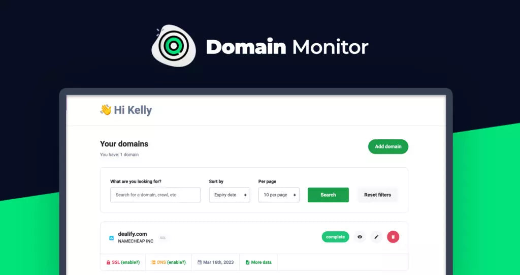 Domain Monitor