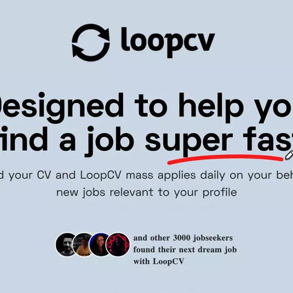 With Loopcv You Can Apply to 1,000S of Jobs in 1 Click: Effortless!