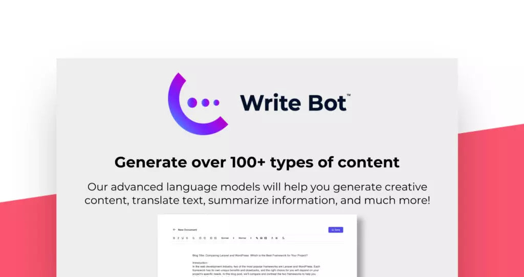 WriteBot - Dealify.com